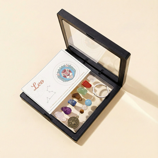 Natural Crystal Zodiac Keychains|Leo